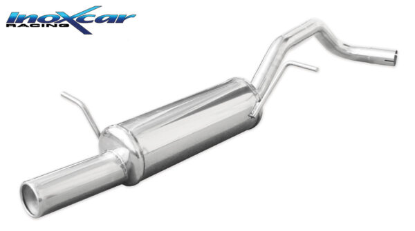 INOX CAR- POSTERIORE CON USCITA SINGOLA DIAM.80 SEAT IBIZA (TYPE 6L) 1.9 TDI (90CV-110CV) 2002-2006