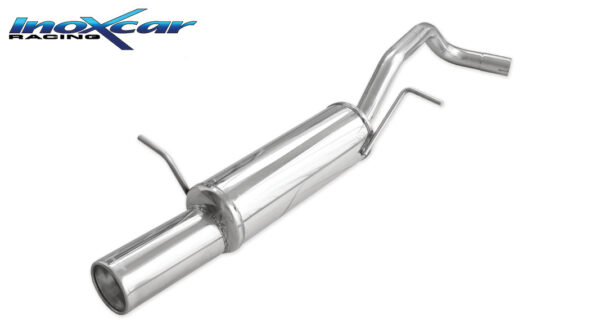 INOX CAR- POSTERIORE CON USCITA SINGOLA DIAM.102 SEAT IBIZA (TYPE 6L) 1.9 TDI (90CV-110CV) 2002-2006