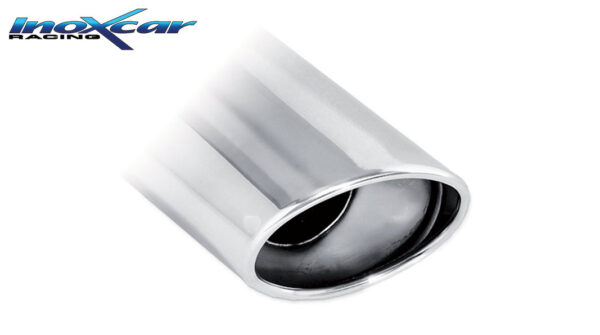 INOX CAR- POSTERIORE CON USCITA SINGOLA OVALE SEAT IBIZA (TYPE 6L) 1.9 TDI FR (130CV) 2002-2006