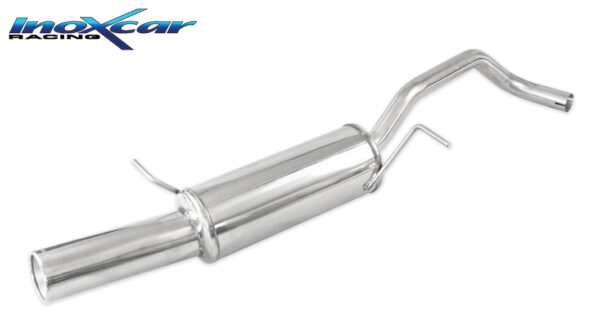 INOX CAR - POSTERIORE CON USCITA SINGOLA DIAM.102 SEAT IBIZA SC (TYPE 6J) 1.2 (70CV) 2010