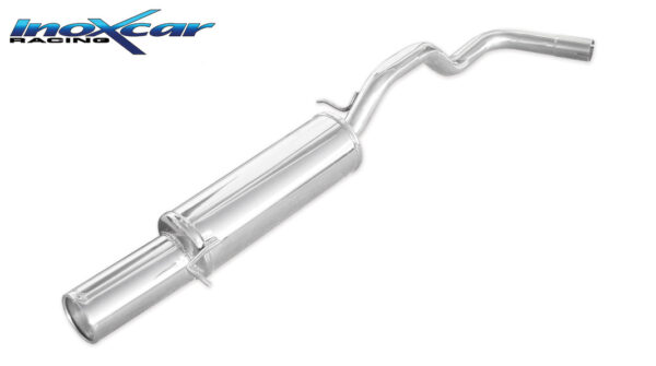 INOX CAR - POSTERIORE CON USCITA SINGOLA DIAM. 102 SEAT IBIZA (TYPE 6K) 1.4 (60CV) 1993-2000