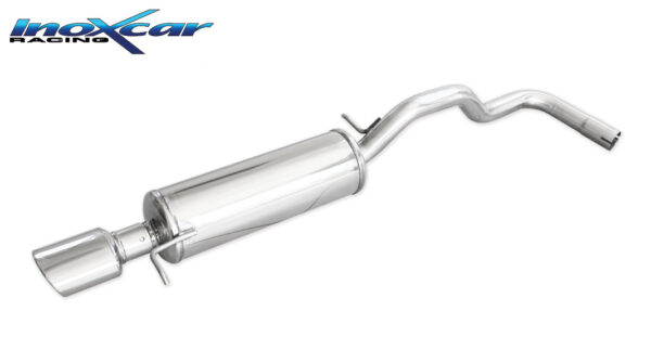 INOX CAR- POSTERIORE CON USCITA SINGOLA OVALE SEAT IBIZA (TYPE 6K) 1.9 TDI (110CV) 1997-2000