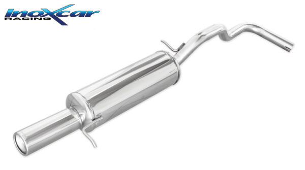 INOX CAR- POSTERIORE CON USCITA SINGOLA DIAM.80 SEAT IBIZA (TYPE 6K) 1.9 TDI (90CV) 1997-2000