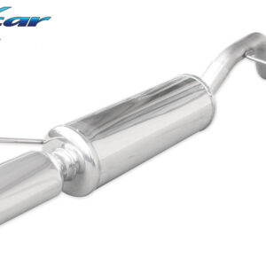 INOX CAR - POSTERIORE CON USCITA SINGOLA OVALE SEAT LEON (TYPE 1M) 1.8 TURBO (180CV) 2000