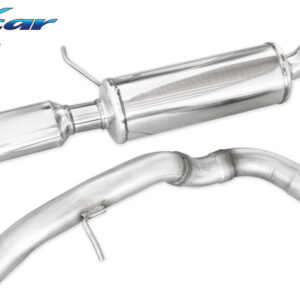 INOX CAR - POSTERIORE CON USCITA SINGOLA OVALE SEAT LEON (TYPE 1M) 1.8 TURBO CUPRA (210CV) / CUPRA R (225CV) 2002