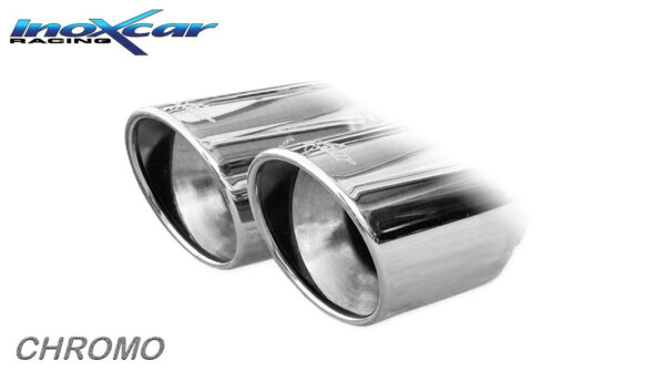 INOX CAR - POSTERIORE CON USCITA 2 X DIAM. 80 X-RACE SEAT LEON (TYPE 5F) 1.4 FR TSI (122CV) 2015