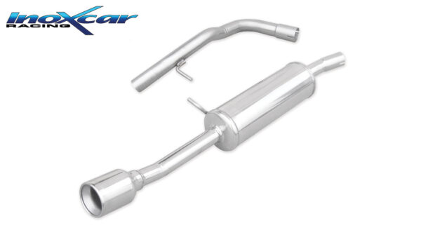 INOX CAR - POSTERIORE CON USCITA SINGOLA DIAM.102 SEAT TOLEDO (TYPE 1M) 1.9 TDI (90CV) 1999-2002