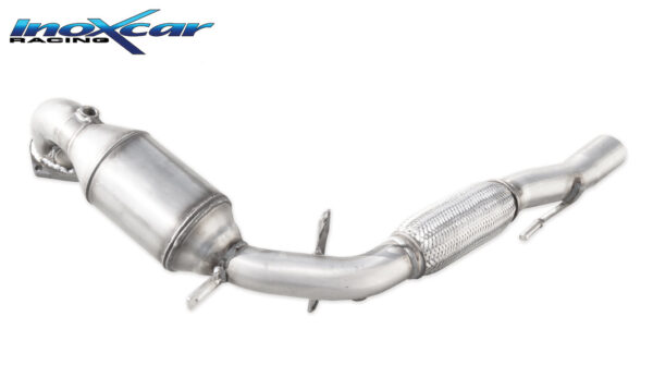 INOX CAR - TUBO SOSTITUZIONE CATALIZZATORE CON CAT METALLICO SKODA FABIA (TYPE 5J) 1.4 TSI RS DGS (180CV) 2012
