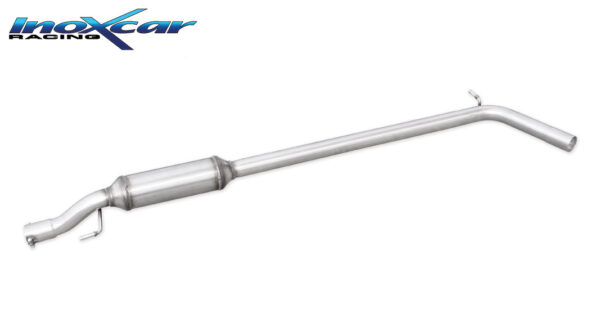 INOX CAR - TUBO CENTRALE CON SILENZIATORE SKODA FABIA (TYPE 5J) 1.4 TSI RS DGS (180CV) 2012
