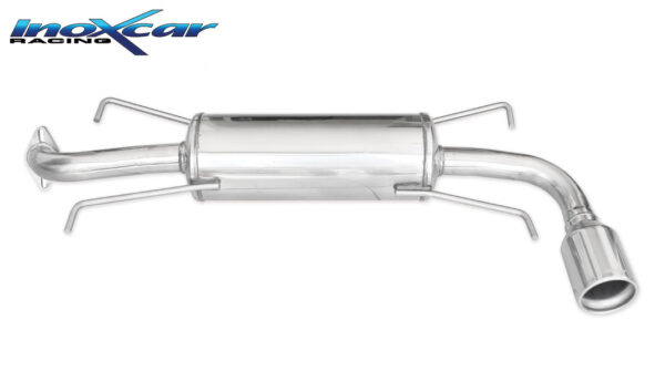 INOX CAR - POSTERIORE CON USCITA DIAM.102 SUBARU IMPREZA 2.0D BOXER DIESEL (150CV) 2009