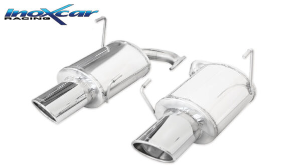 INOX CAR - POSTERIORE CON USCITA OVALE SUBARU IMPREZA 2.5 WRX STI MY15 (300CV) 2014