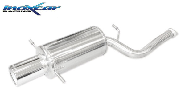 INOX CAR -  POSTERIORE CON USCITA DIAM. 120 MEGA SUBARU IMPREZA 4WD 2.0 GT TURBO 2000