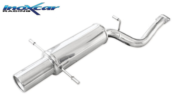 INOX CAR -  POSTERIORE CON USCITA DIAM. 102 SUBARU IMPREZA 4WD 2.0 GT TURBO 2000
