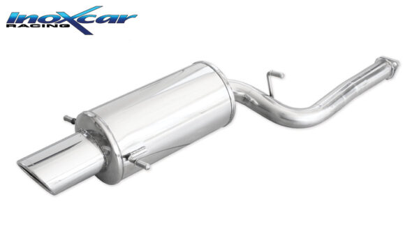 INOX CAR -  POSTERIORE CON USCITA OVALE SUBARU IMPREZA 4WD 2.0 STI TURBO (265CV) 2002