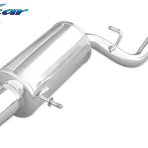 INOX CAR -  POSTERIORE CON USCITA SINGOLA DIAM.120 MEGA SUBARU IMPREZA 4WD 2.0 WRX TURBO 2001
