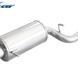 INOX CAR -  POSTERIORE CON USCITA SINGOLA OVALE SUBARU IMPREZA 4WD 2.0 WRX TURBO 2001