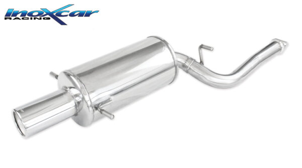 INOX CAR - POSTERIORE CON USCITA SINGOLA DIAM.102 SUBARU IMPREZA 4WD 2.5 STI TURBO (280CV) 2006