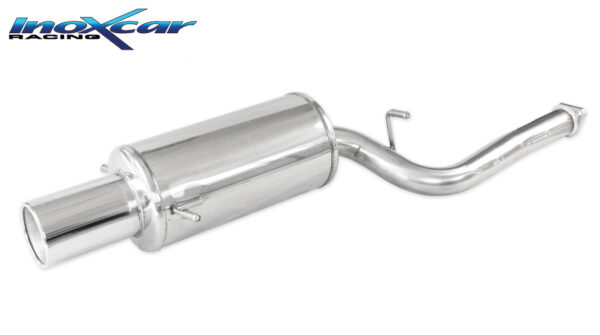 INOX CAR - POSTERIORE CON USCITA SINGOLA DIAM. 120 MEGA SUBARU IMPREZA 4WD 2.5 STI TURBO (280CV) 2006