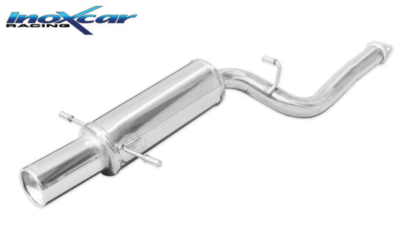 INOX CAR - POSTERIORE CON USCITA SINGOLA DIAM. 102 SUBARU IMPREZA AWD WRX (225CV) 2003