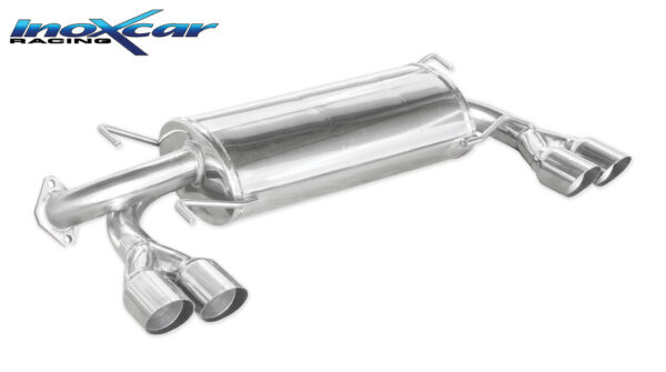 INOX CAR - POSTERIORE CON USCITA 2 X DIAM. 80 RACING DX+SX SUBARU IMPREZA 4WD 2.5T WRX STI 08MY (300CV) 2008