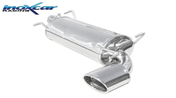 INOX CAR - POSTERIORE CON USCITA OVALE SUBARU IMPREZA 4WD 2.5T WRX STI 08MY (300CV) 2008
