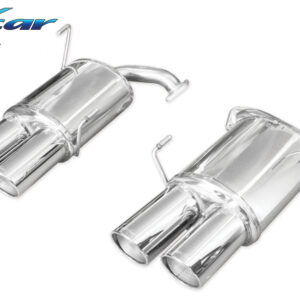 INOX CAR - POSTERIORE CON USCITA 2 X DIAM. 90 X-RACE DX+SX SUBARU IMPREZA STI 2018