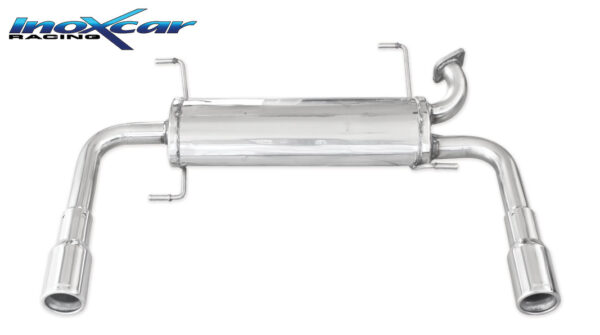 INOX CAR - POSTERIORE CON USCITA DIAM.80 DX+SX SUZUKI SUZUKI SWIFT 1.6 VVT SPORT (136CV) 2012