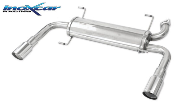 INOX CAR - POSTERIORE CON USCITA DIAM.80 RACING DX+SX SUZUKI SUZUKI SWIFT 1.6 VVT SPORT (136CV) 2012