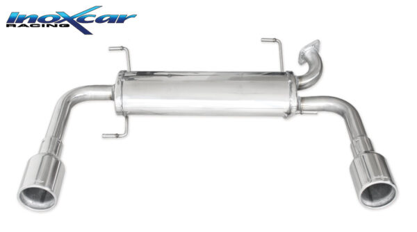 INOX CAR - POSTERIORE CON USCITA DIAM.102 DX+SX SUZUKI SUZUKI SWIFT 1.6 VVT SPORT (136CV) 2012