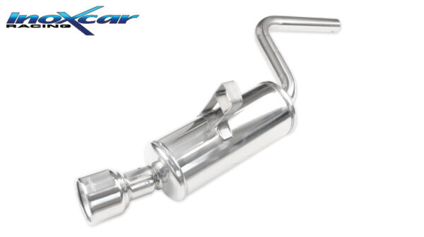 INOX CAR - POSTERIORE CON USCITA SINGOLA DIAM.102 TOYOTA COROLLA (TYPE E11) 1.4 / 1.6 / 2.0D 1997
