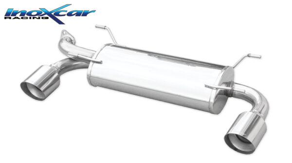 INOX CAR -  POSTERIORE CON USCITA DIAM.102 RACING DX+SX TOYOTA GT86 2.0 (200CV) 2012