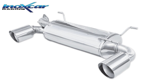 INOX CAR -  POSTERIORE CON USCITA DIAM.114 RACING DX+SX TOYOTA GT86 2.0 (200CV) 2012