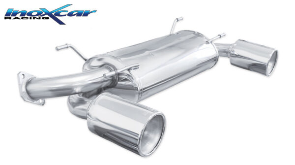 INOX CAR -  POSTERIORE CON USCITA DIAM.120 MEGA DX+SX TOYOTA GT86 2.0 (200CV) 2012