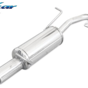 INOX CAR -  POSTERIORE CON USCITA SINGOLA DIAM.102 TOYOTA YARIS 1.0 (69CV) 2011