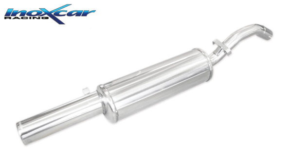 INOX CAR - POSTERIORE CON USCITA DIAM.80 VOLKSWAGEN GOLF 2 1.8 8V GTI -1984 / 1.8 (90CV)