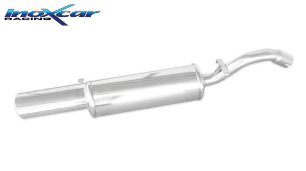 INOX CAR - POSTERIORE CON USCITA OVALE VOLKSWAGEN GOLF 2 1.8 8V GTI -1984 / 1.8 (90CV)