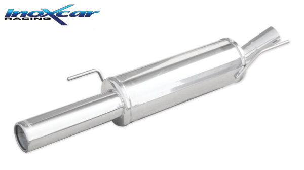 INOX CAR - POSTERIORE CON USCITA SINGOLA DIAM.80 VOLKSWAGEN GOLF 3 2.0 16V GTI (150CV) 1998