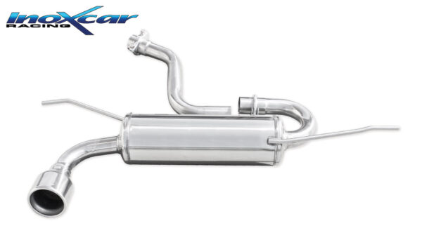 INOX CAR - POSTERIORE CON USCITA SINGOLA DIAM.102 VOLKSWAGEN GOLF 5 1.9 TDI (105CV) 2004
