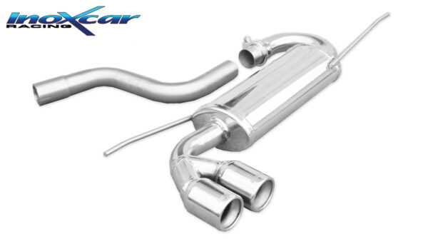 INOX CAR - POSTERIORE CON USCITA 2 X DIAM.80 VOLKSWAGEN GOLF 6 1.4 TSI (122CV) 2008