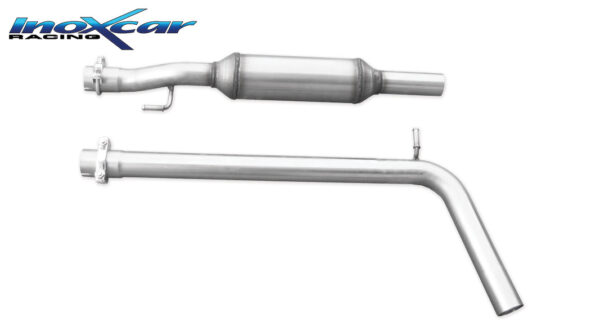 INOX CAR - TUBO CENTRALE CON SILENZIATORE SEAT IBIZA SC (TYPE 6J) 1.4 TSI (180CV) 2010