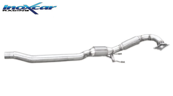 INOX CAR - TUBO SOSTITUZIONE CATALIZZATORE CON CAT. METALLICO 200CPSI RS VOLKSWAGEN GOLF 6 R 2.0 TSI 4 MOTION (270CV) 2010