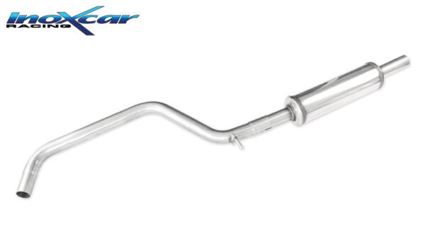 INOX CAR - TUBO CENTRALE SILENZIATO VOLKSWAGEN GOLF 7 1.4 TSI (122CV) 2012