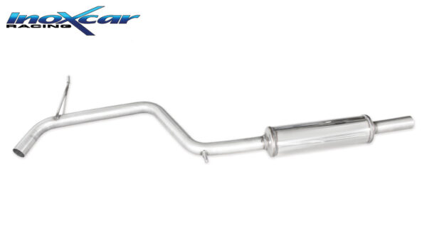 INOX CAR - TUBO CENTRALE SILENZIATO VOLKSWAGEN GOLF 7 1.4 TSI (140-150CV) 2012-2014