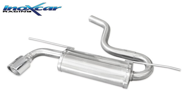 INOX CAR - POSTERIORE CON USCITA DIAM.90 X-RACE VOLKSWAGEN GOLF 7 1.6 TDI (105CV)
