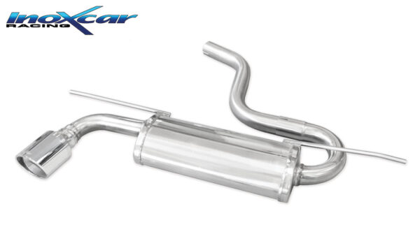 INOX CAR - POSTERIORE CON USCITA DIAM.100 X-RACE VOLKSWAGEN GOLF 7 1.6 TDI (105CV)