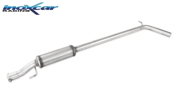 INOX CAR - TUBO CENTRALE SILENZIATO VOLKSWAGEN POLO (TYPE 6R) 1.4 16V TSI GTI (180CV) 2010
