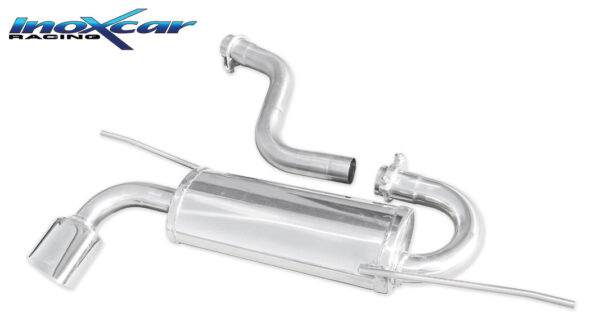 INOX CAR - POSTERIORE CON USCITA SINGOLA OVALE VOLKSWAGEN SCIROCCO 2.0 TDI (170CV) 2008