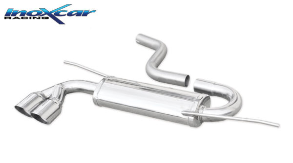 INOX CAR - POSTERIORE CON USCITA 2 X DIAM. 80 RACING VOLKSWAGEN SCIROCCO 2.0 TDI (170CV) 2008