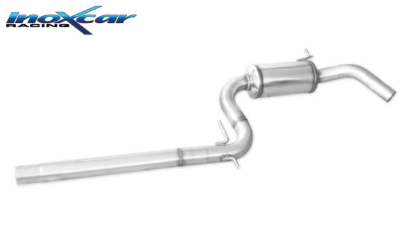 INOX CAR - TUBO CENTRALE CON SILENZIATORE VOLKSWAGEN SCIROCCO 2.0 TDI (140CV) 2008