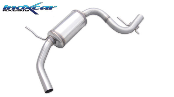 INOX CAR - TUBO CENTRALE CON SILENZIATORE VOLKSWAGEN SCIROCCO 1.4 TSI (122CV) 2008